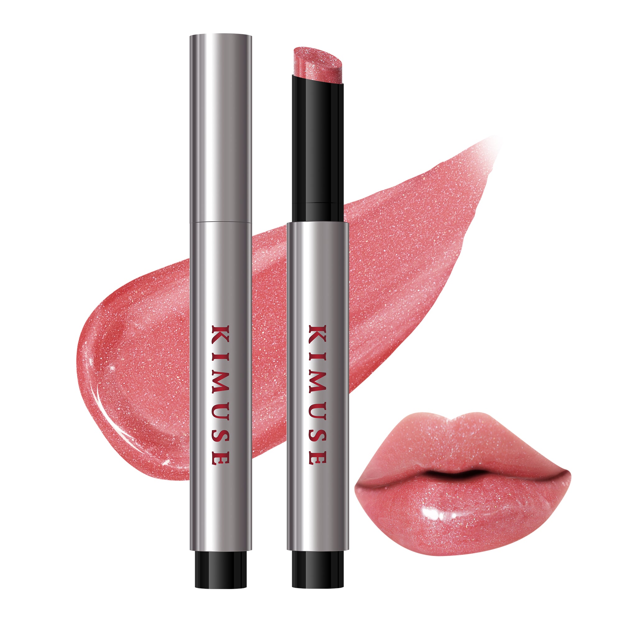 KIMUSE Lip Plumper + Lip Gloss + Lip Balm, All-in-one Hydrating & Moisturizes lips