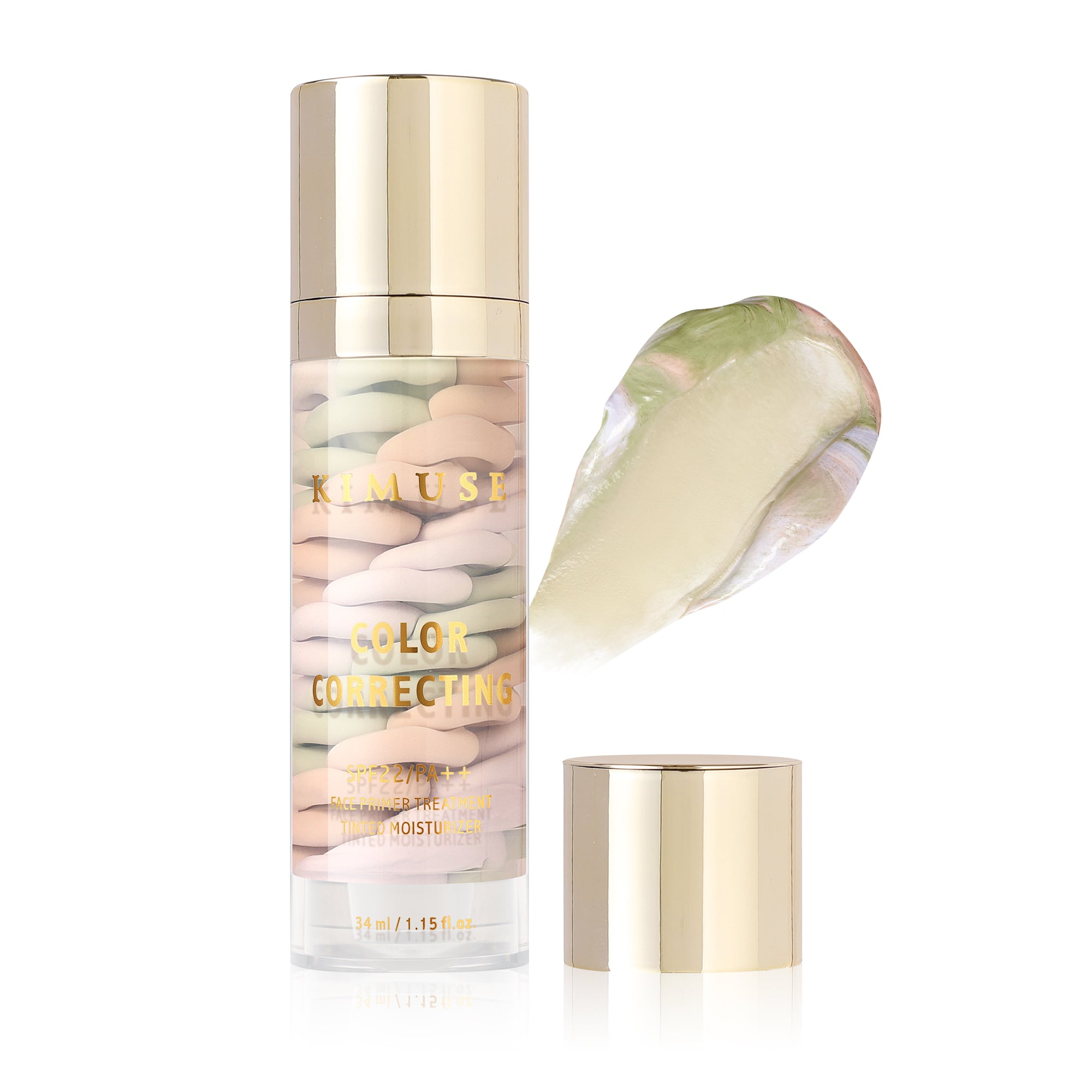 KIMUSE One Step Color Corrector, Hydrates, Balances & Nourishes Skin, Natural Finish