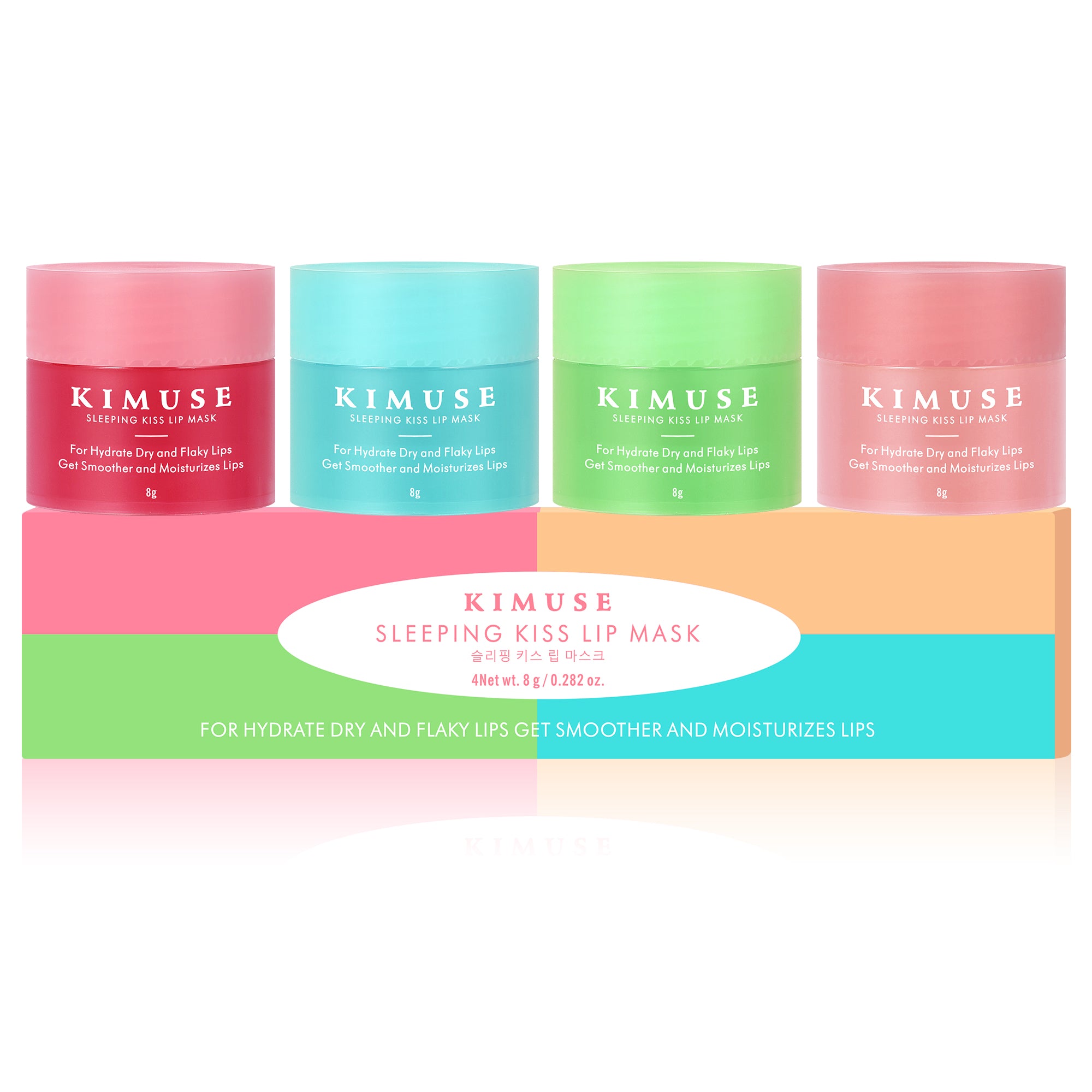 KIMUSE Lip Sleeping Mask Set, Hydrating, Nourishing Lip Care Products for Cracked Dry Lips