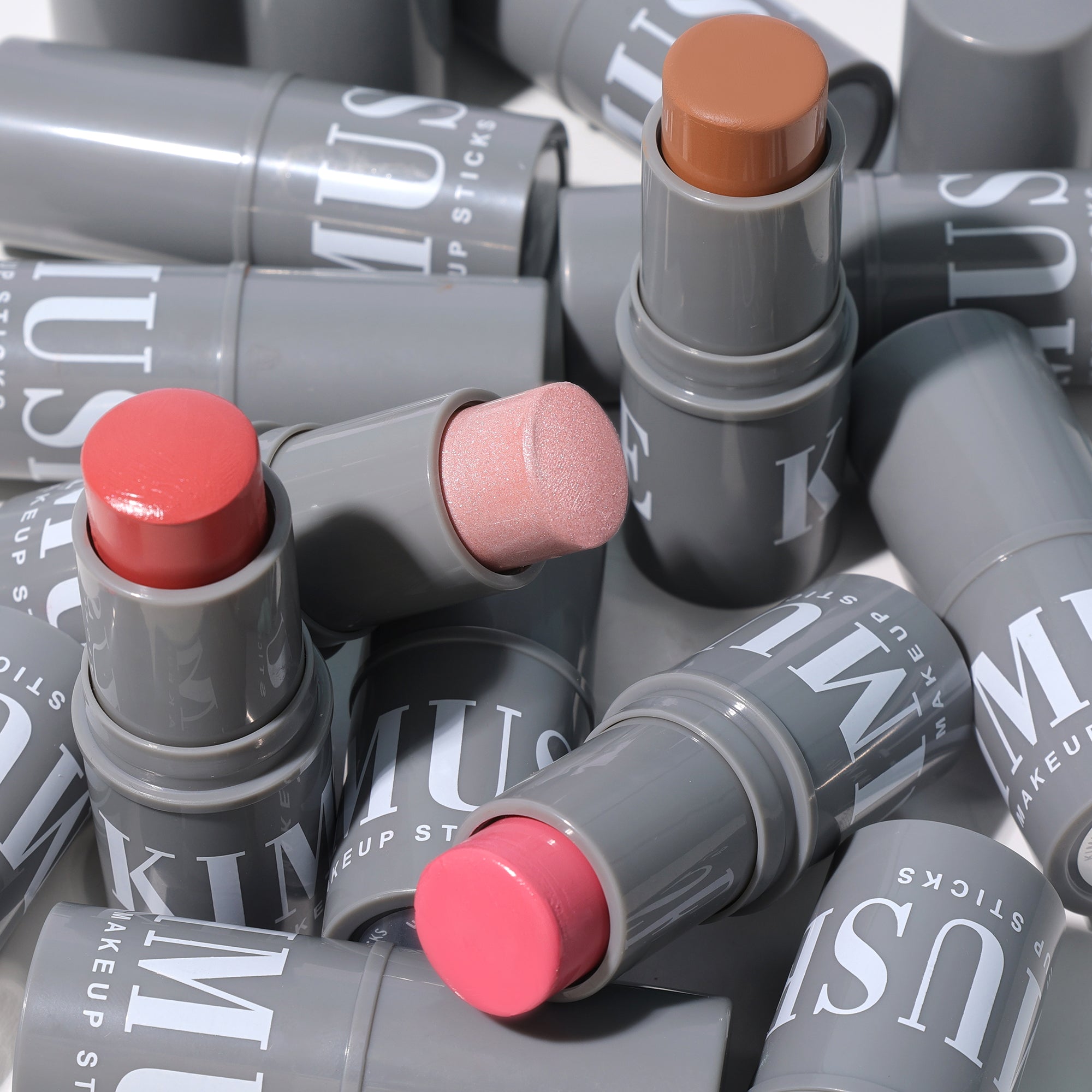 KIMUSE Multi-Stick Cream Highlighter Stick + Blush Stick, Buildable & Creamy