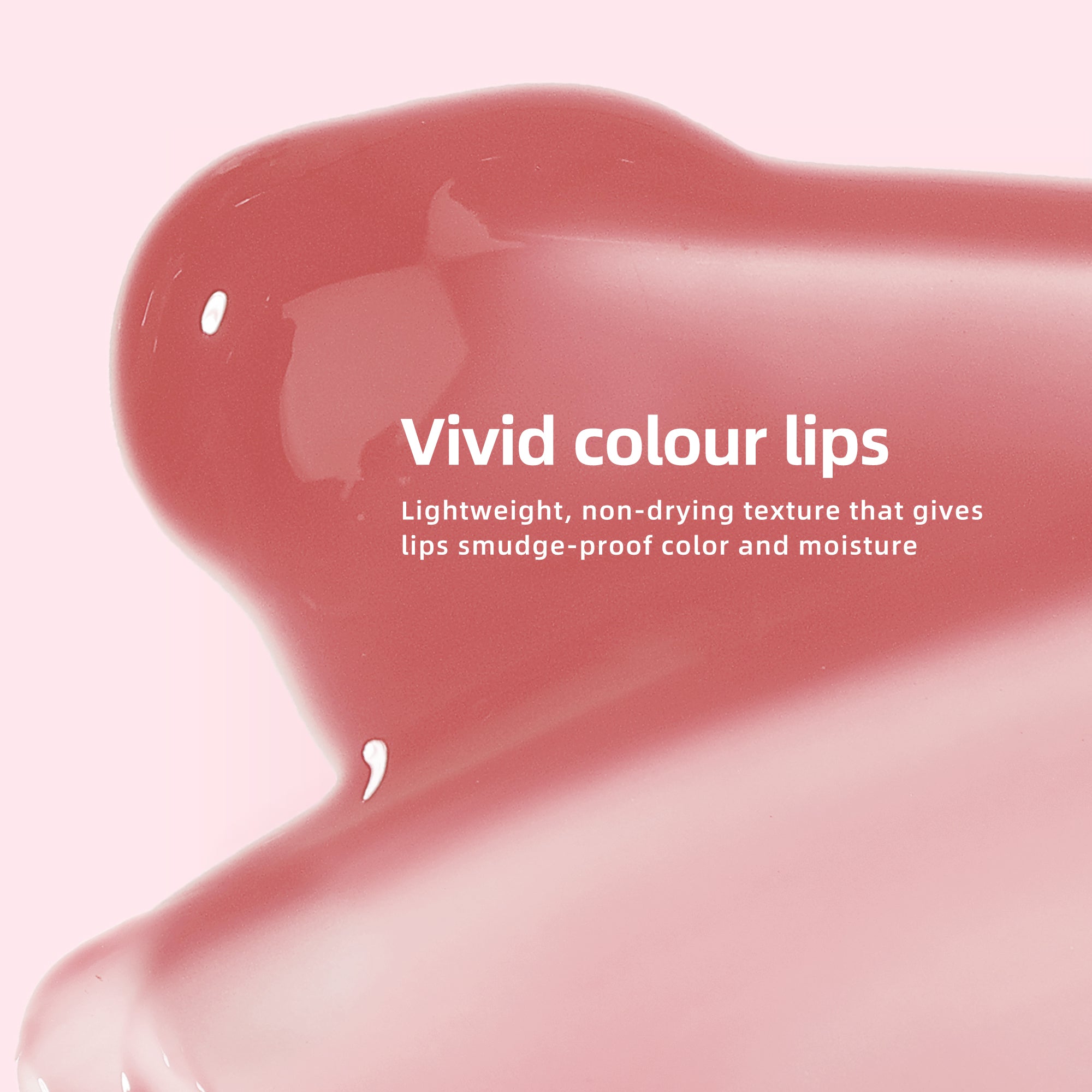 KIMUSE Water Gel Lip Tint 6 Colors Set, Highly Pigmented Long Lasting Lip Stains