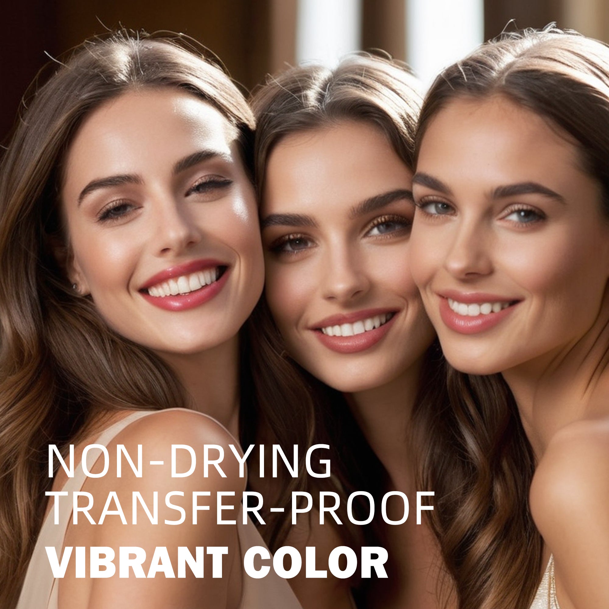 KIMUSE Lip Stain Tip Marker Set, Long Lasting Waterproof Matte Natural Finish