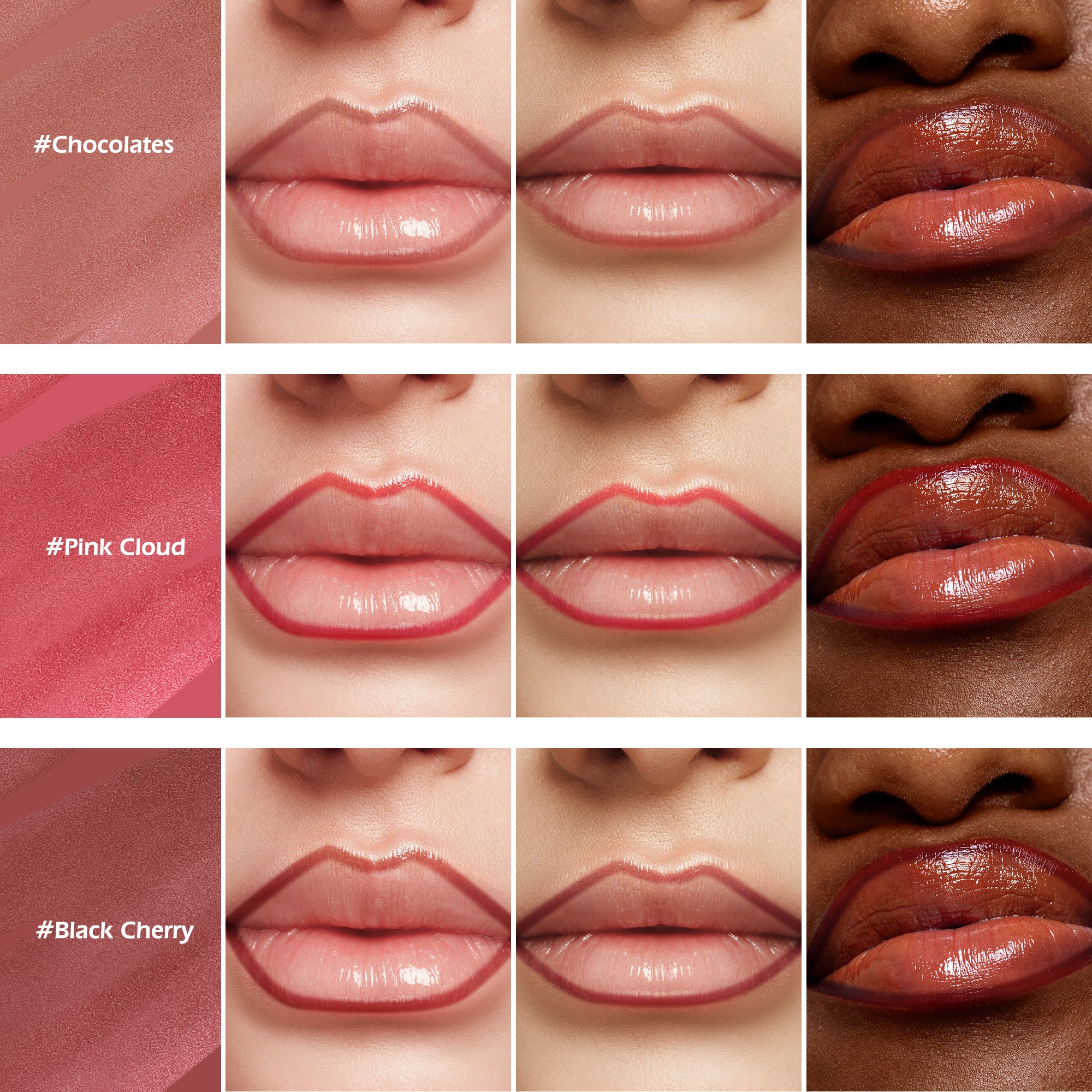 KIMUSE Peel Off Lip Stain with Tweezer, Highly Pigmented Color, Matte Finish