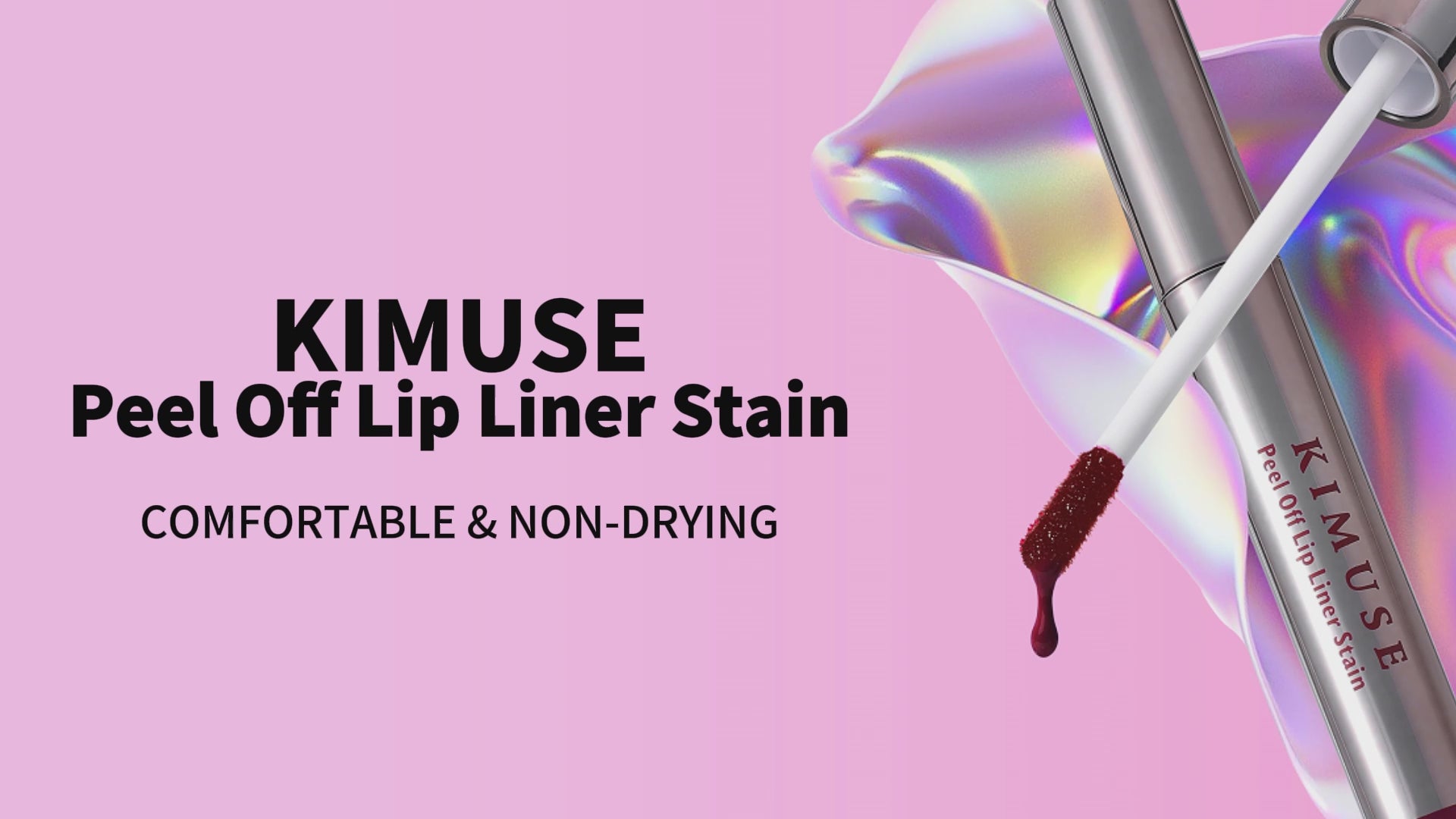 KIMUSE Peel Off Lip Liner Stain, Waterproof, Transfer-Proof, Highly Pigmented Color, Matte Finish